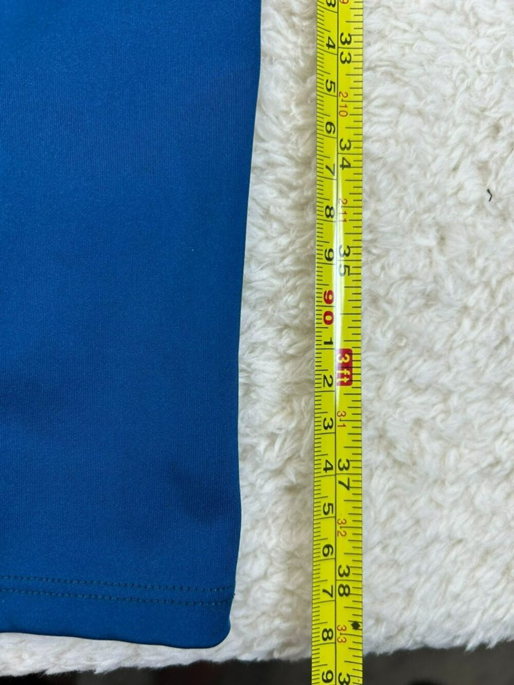 Nova Sport Womens High-Waist Blue Leggings Size L Polyester/Spandex Blend Good C - Picture 5 of 5